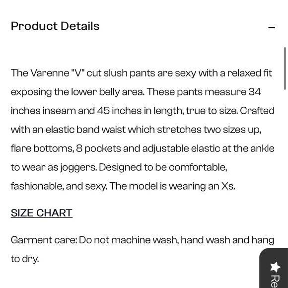 V Cut Ink Cargo Pants - Varenne Official - Picture 2 of 8